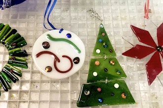 Fused Glass Holiday Ornaments